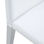Chaise de salle à manger sans accoudoirs, noir/doré, une place, pieds en métal