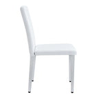 Chaise de salle à manger sans accoudoirs, noir/doré, une place, pieds en métal