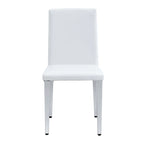 Chaise de salle à manger sans accoudoirs, noir/doré, une place, pieds en métal