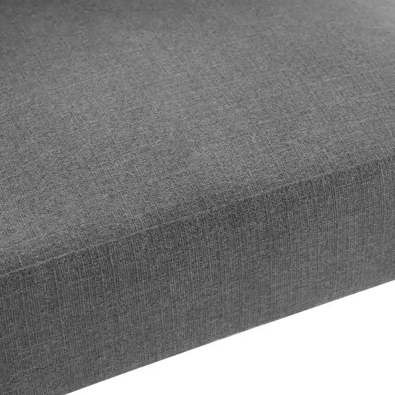 Fauteuil d'appoint rembourré bleu/blanc/gris de style Mid-Century, lot de 2