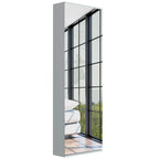 Armoire double porte noire / blanche / grise avec 2 tiroirs et tringle à vêtements, 1 personne