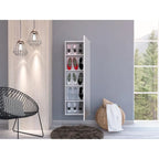 Armoire double porte noire / blanche / grise avec 2 tiroirs et tringle à vêtements, 1 personne