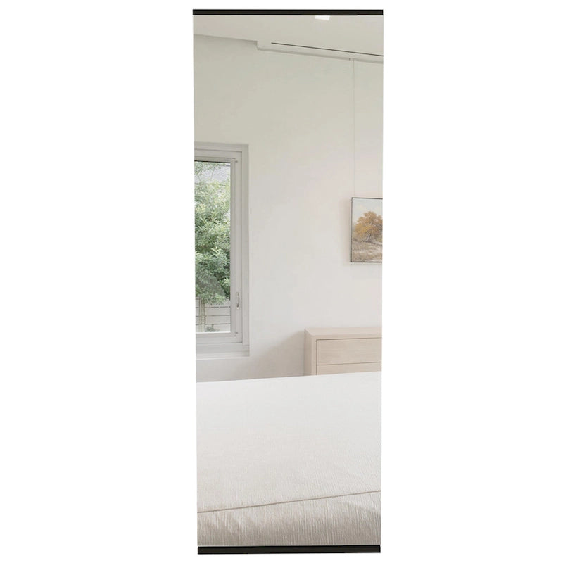 Armoire double porte noire / blanche / grise avec 2 tiroirs et tringle à vêtements, 1 personne