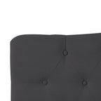 Tête de lit capitonnée en tissu, réglable en hauteur, pour 1 à 2 personnes – Blanc/Gris/Noir/Expresso/Crème
