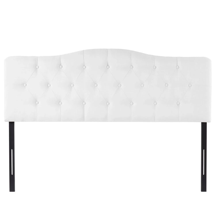 Tête de lit capitonnée en tissu, réglable en hauteur, pour 1 à 2 personnes – Blanc/Gris/Noir/Expresso/Crème