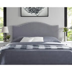 Tête de lit capitonnée en tissu, réglable en hauteur, pour 1 à 2 personnes – Blanc/Gris/Noir/Expresso/Crème