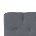 Tête de lit capitonnée en tissu, réglable en hauteur, pour 1 à 2 personnes – Blanc/Gris/Noir/Expresso/Crème