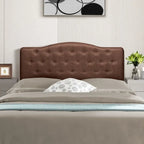 Tête de lit capitonnée en tissu, réglable en hauteur, pour 1 à 2 personnes – Blanc/Gris/Noir/Expresso/Crème