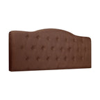 Tête de lit capitonnée en tissu, réglable en hauteur, pour 1 à 2 personnes – Blanc/Gris/Noir/Expresso/Crème