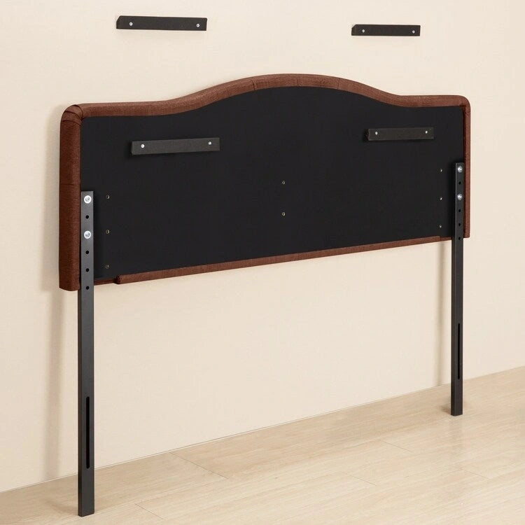 Tête de lit capitonnée en tissu, réglable en hauteur, pour 1 à 2 personnes – Blanc/Gris/Noir/Expresso/Crème