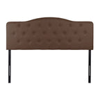 Tête de lit capitonnée en tissu, réglable en hauteur, pour 1 à 2 personnes – Blanc/Gris/Noir/Expresso/Crème