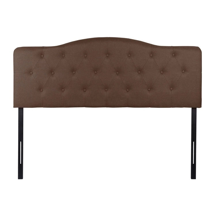 Tête de lit capitonnée en tissu, réglable en hauteur, pour 1 à 2 personnes – Blanc/Gris/Noir/Expresso/Crème