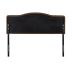 Tête de lit capitonnée en tissu, réglable en hauteur, pour 1 à 2 personnes – Blanc/Gris/Noir/Expresso/Crème