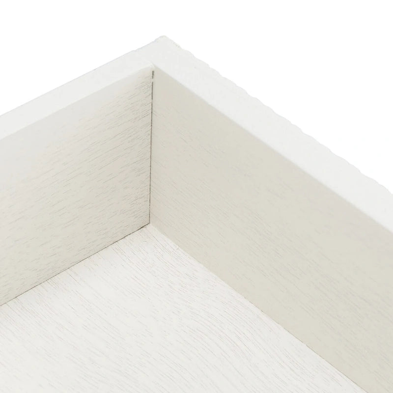 Console 4 tiroirs Blanc / Greige / Noir / Gris vieilli