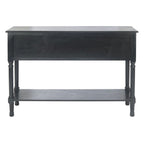 Console 4 tiroirs Blanc / Greige / Noir / Gris vieilli