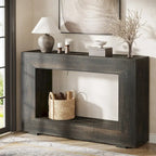 Console de ferme (marron vintage / marron / gris délavé), 1 étagère, 1 espace