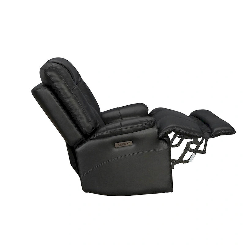 Fauteuil inclinable zéro gravité, électrique, 1 place, noir