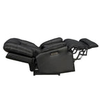 Fauteuil inclinable zéro gravité, électrique, 1 place, noir