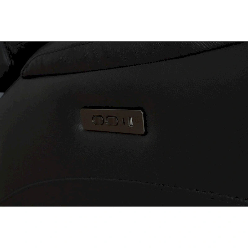 Fauteuil inclinable zéro gravité, électrique, 1 place, noir
