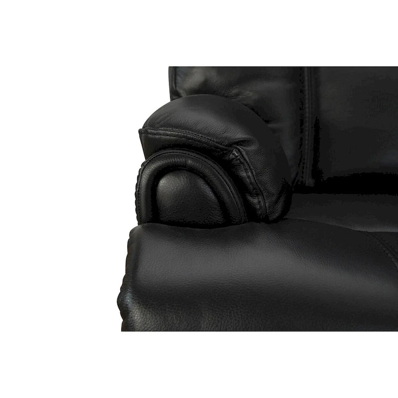 Fauteuil inclinable zéro gravité, électrique, 1 place, noir
