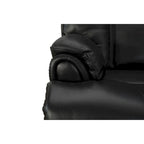 Fauteuil inclinable zéro gravité, électrique, 1 place, noir