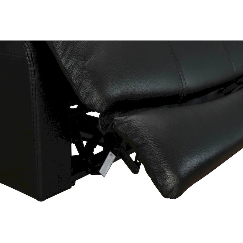 Fauteuil inclinable zéro gravité, électrique, 1 place, noir