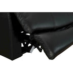 Fauteuil inclinable zéro gravité, électrique, 1 place, noir