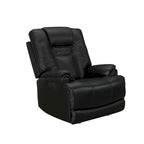 Fauteuil inclinable zéro gravité, électrique, 1 place, noir