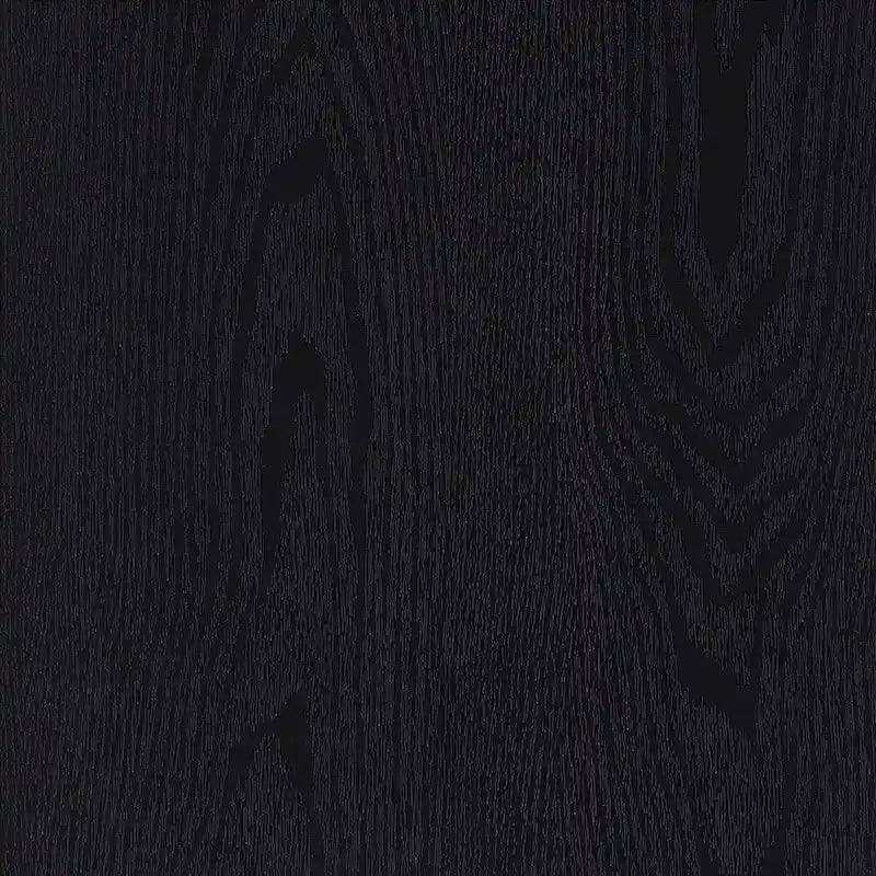 Table basse ovale chêne gris vieilli / grain noir / aulne blanc